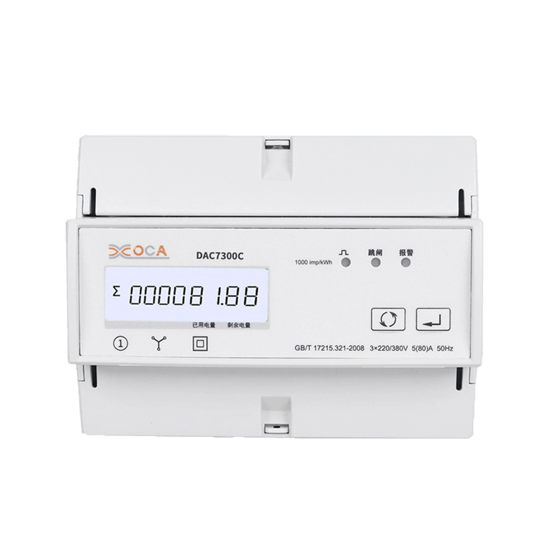 DAC7300C șină DIN Contor de energie electrică cu releu AC Modbus trifazic