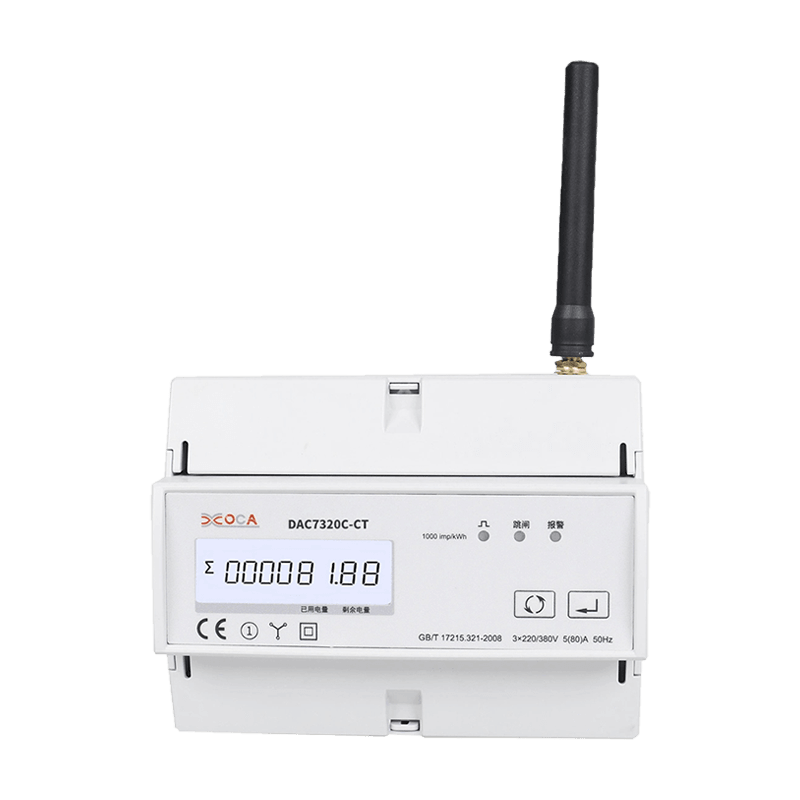 Dac7320c-CT șină DIN WiFi multifuncțional cu transformator Smart Modbus Energy Meter