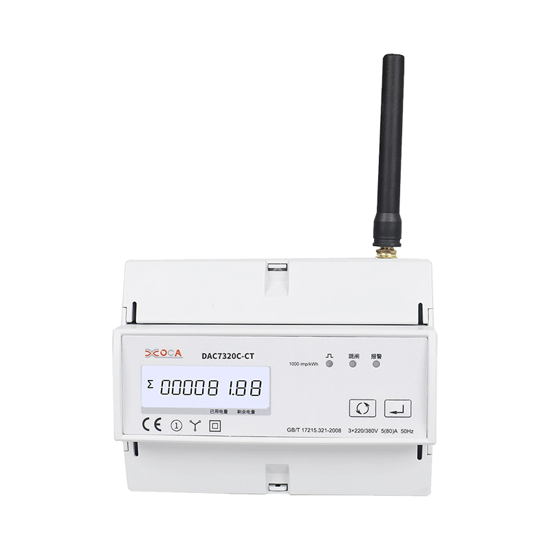 Dac7321c-CT șină DIN AC WiFi cu transformator Contor electronic de energie Tuya