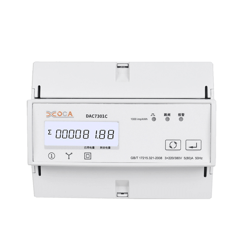 Dac7301C Contor de energie electrică Modbus AC trifazat pe șină DIN