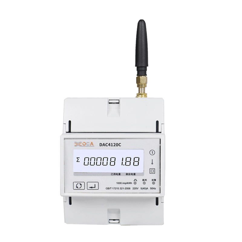 Contor de energie multifuncțional inteligent Dac4120c șină DIN AC Modbus monofazat