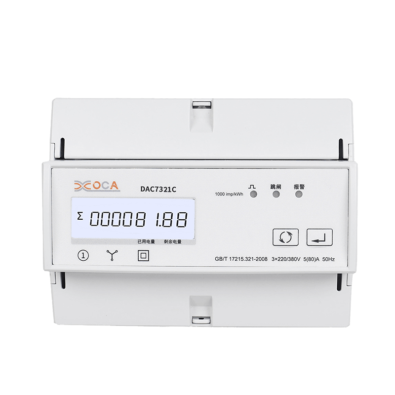 Dac7321c Sină DIN 3 Faze 4 Fire Contor Lorawan Energy Kwh