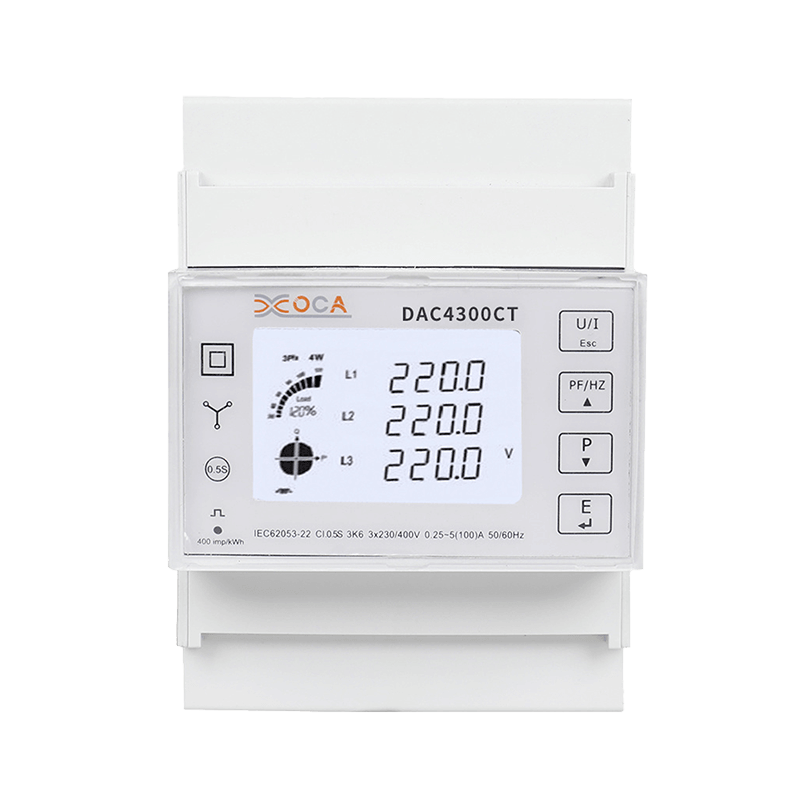 Dac4300CT șină DIN Contor de energie inteligent WiFi digital preplătit, trifazat, cu patru fire