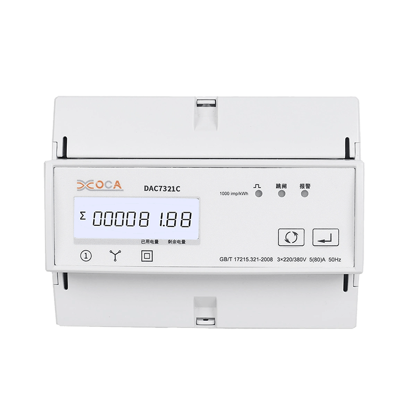 Dac7361c Contor de energie digital inteligent controlat de la distanță Tuya Zigbee