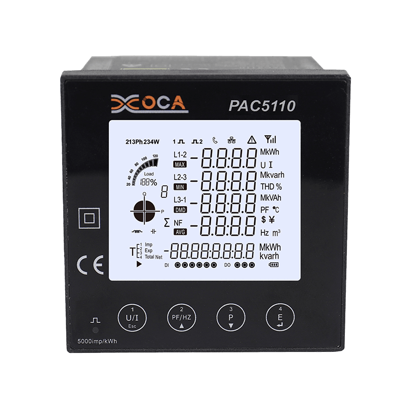 PAC5110 Contor de putere preplătit LCD digital inteligent WiFi