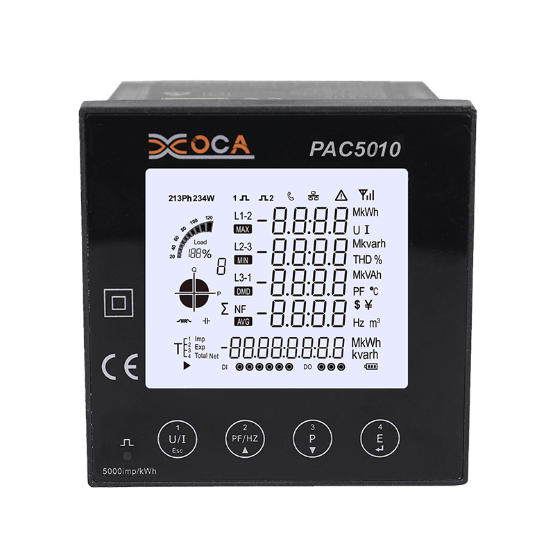 PAC5000 Smart Modbus WiFi Panou electric Contor de putere Contor de energie